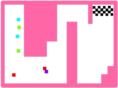 Bouncing Square Race Level1